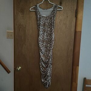 Animal Print Sleeveless Dresss